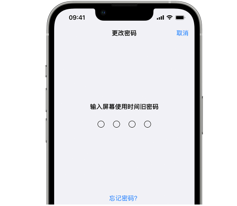 新绛iPhone屏幕维修分享iPhone屏幕使用时间密码忘记了怎么办 