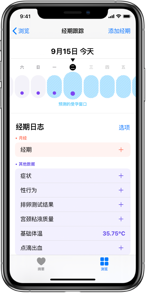 新绛苹果13维修分享如何使用iPhone13监测女生经期 